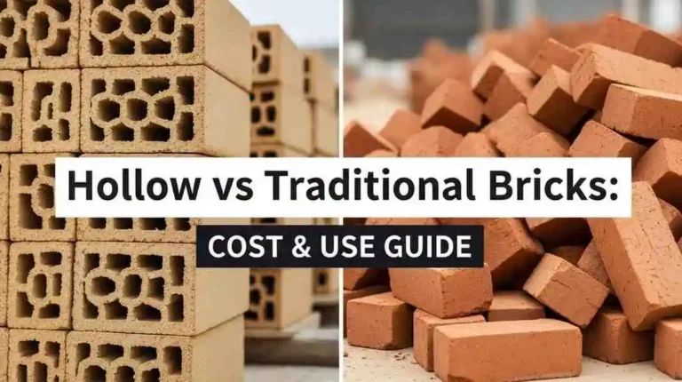 Hollow vs Traditional Bricks Cost & Use Guide